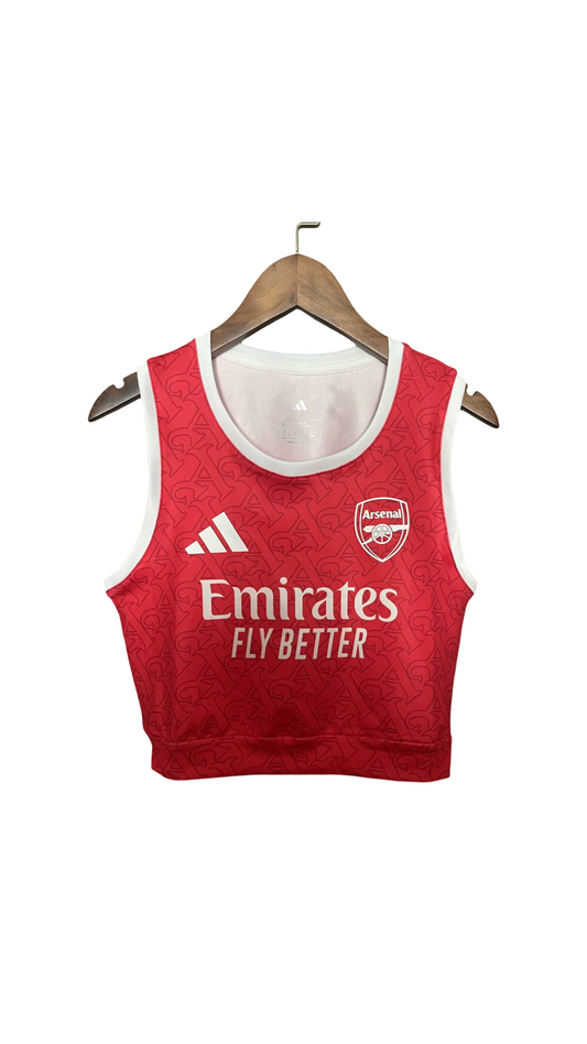 Arsenal Crop Sports Top